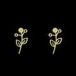گوشواره طلا مدل برگ کد GA15992