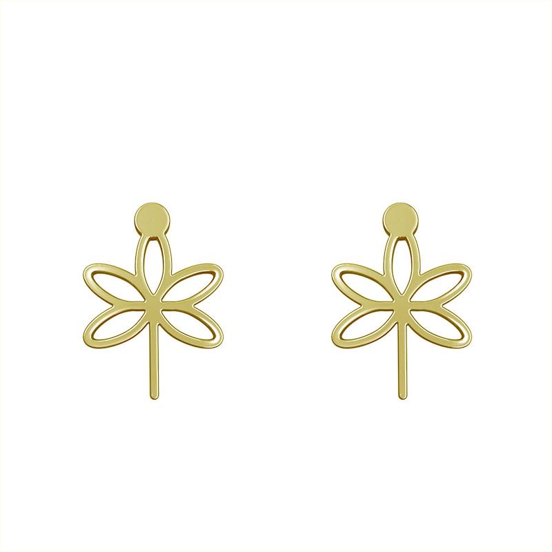 گوشواره طلا مدل برگ کد GA15997