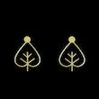 گوشواره طلا مدل برگ کد GA16019