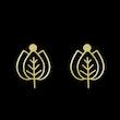 گوشواره طلا مدل برگ کد GA16020