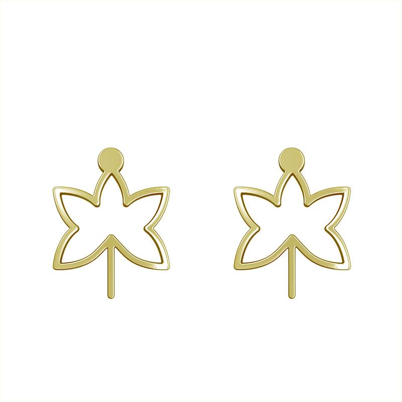 گوشواره طلا مدل برگ کد GA16031