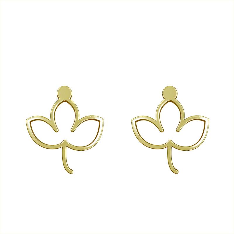 گوشواره طلا مدل برگ کد GA16032