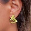 گوشواره طلا مدل تمساح کد GA16055
