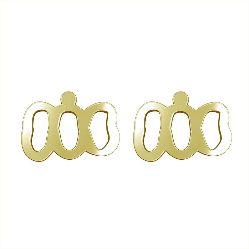 گوشواره طلا مدل هندسی کد GA16077