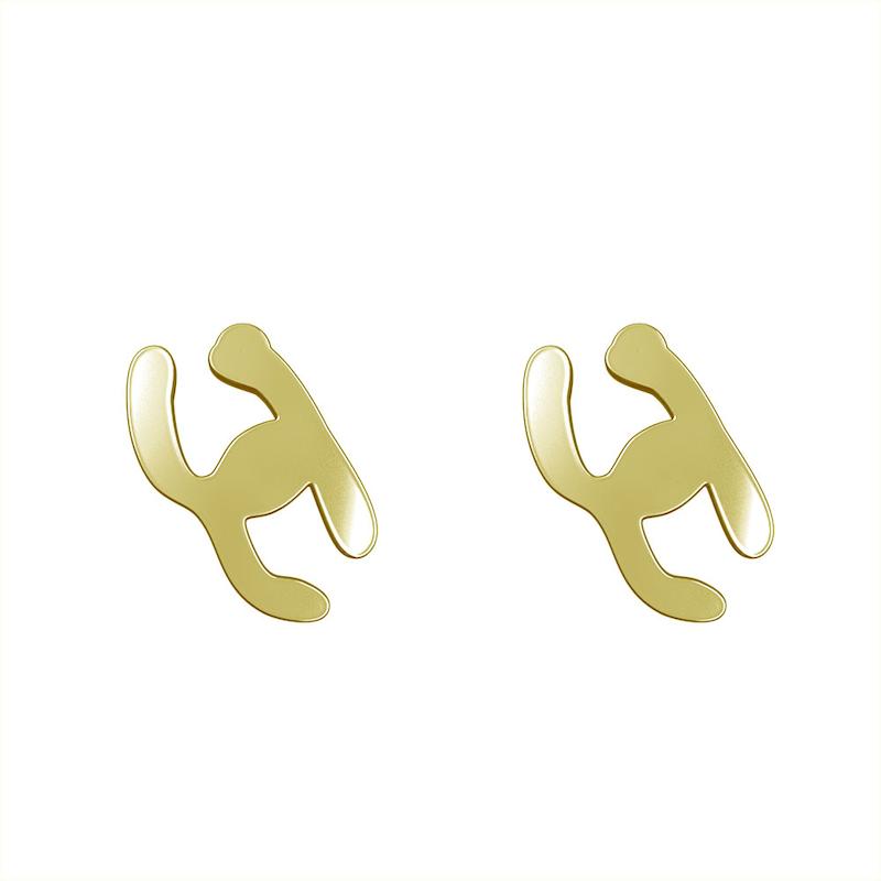 گوشواره طلا مدل هندسی کد GA16103