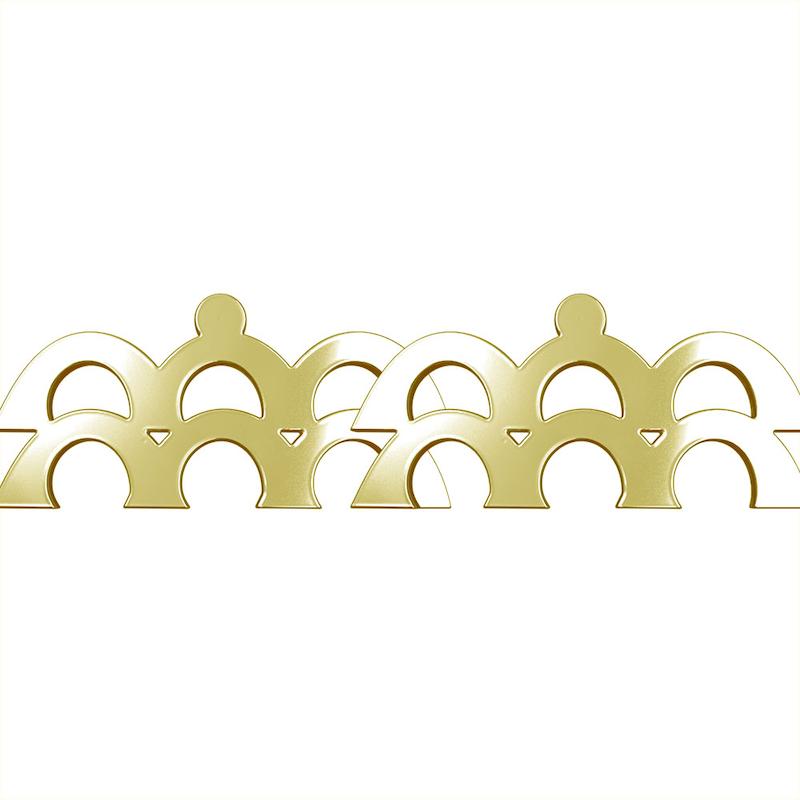 گوشواره طلا مدل هندسی کد GA16252