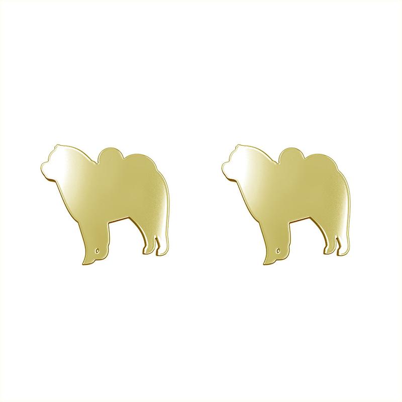 گوشواره طلا مدل سگ کد GA16304
