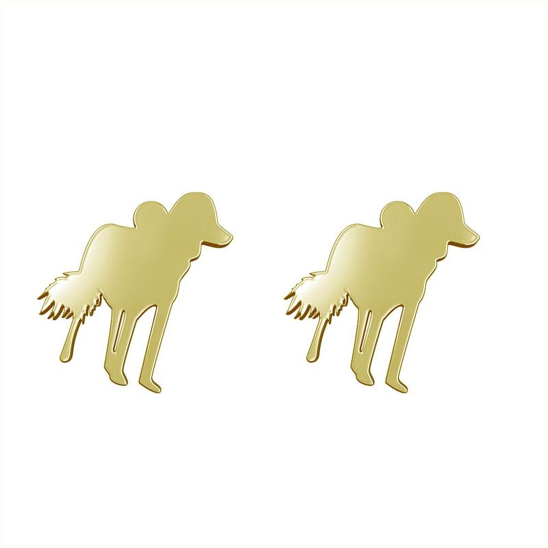گوشواره طلا مدل سگ کد GA16325