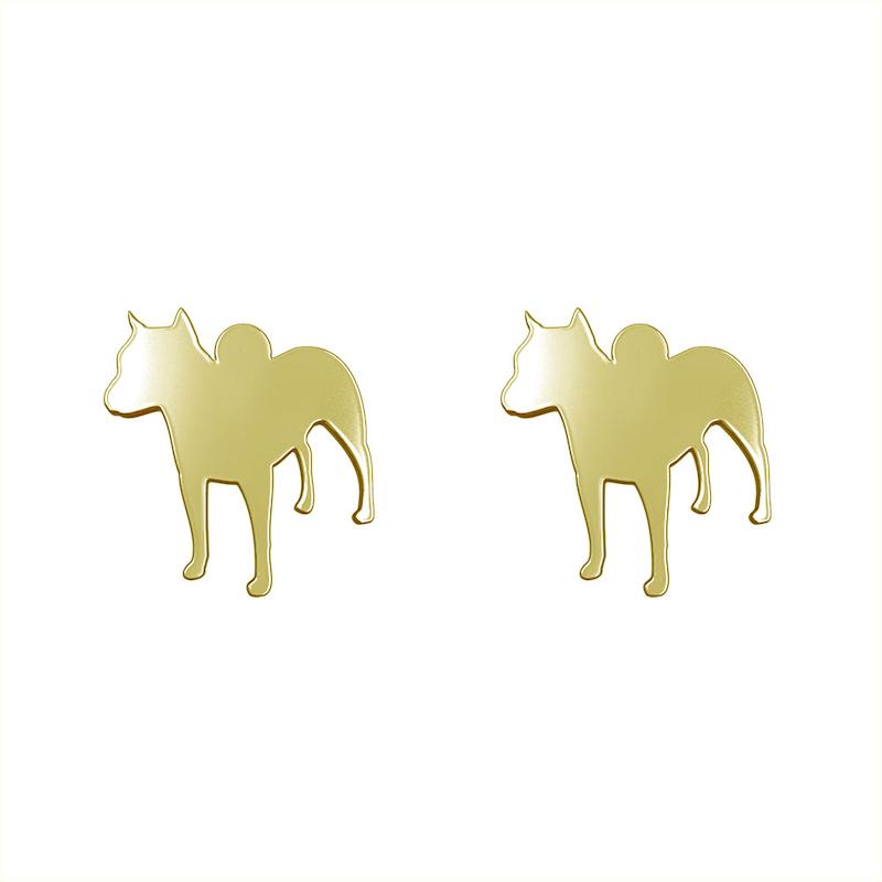 گوشواره طلا مدل سگ کد GA16440