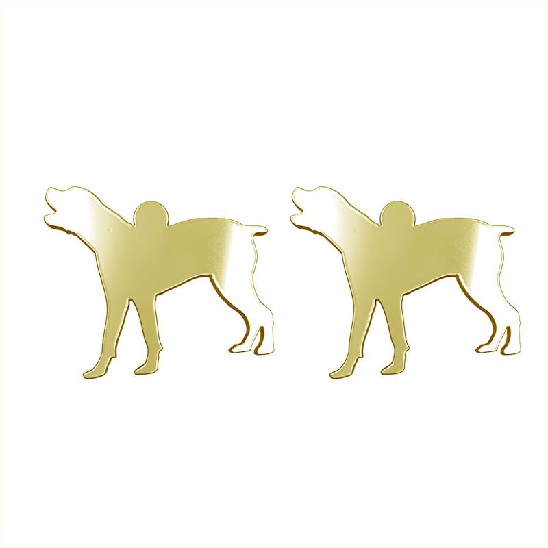 گوشواره طلا مدل سگ کد GA16471