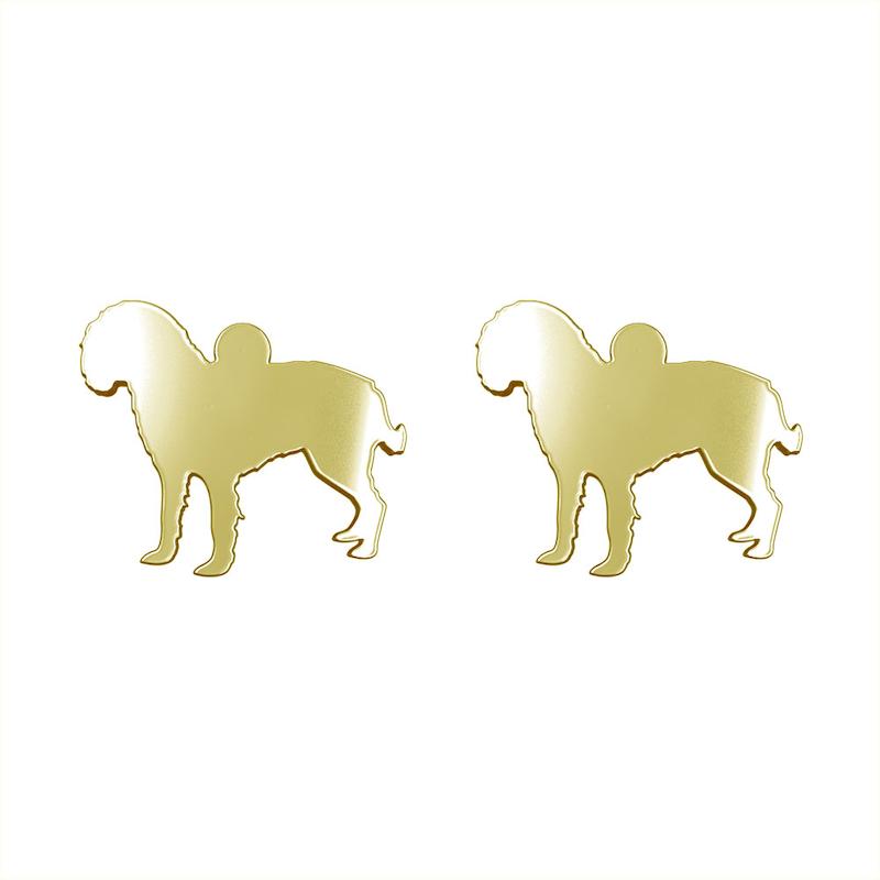 گوشواره طلا مدل سگ کد GA16480
