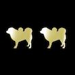 گوشواره طلا مدل سگ کد GA16507