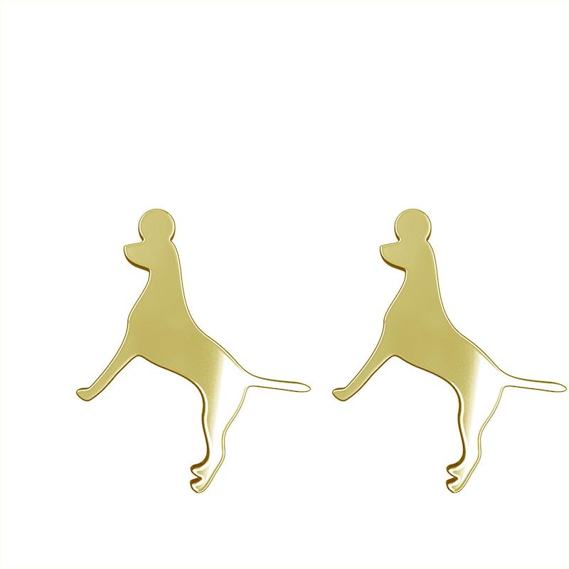 گوشواره طلا مدل سگ کد GA16508