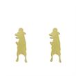 گوشواره طلا مدل سگ کد GA16542