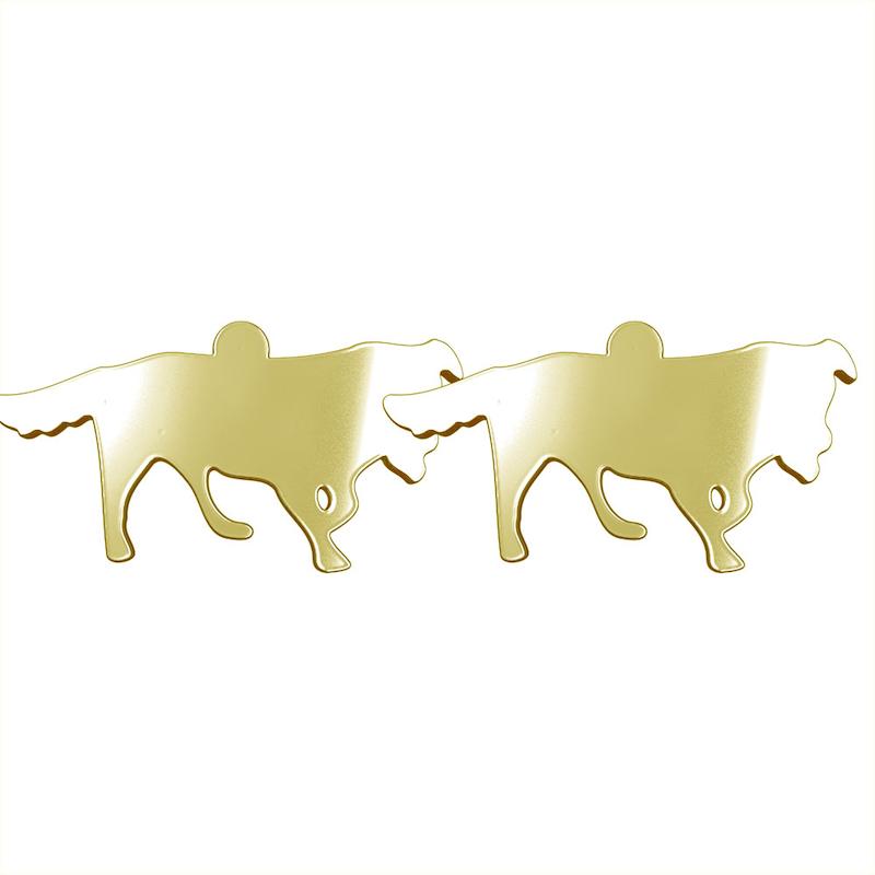گوشواره طلا مدل سگ کد GA16576