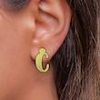 گوشواره طلا مدل حرف C کد GA16603