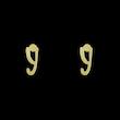 گوشواره طلا مدل حرف Y کد GA16640