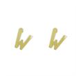 گوشواره طلا مدل حرف W کد GA16659
