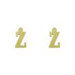 گوشواره طلا مدل حرف Z کد GA16665