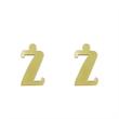 گوشواره طلا مدل حرف Z کد GA16667
