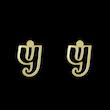 گوشواره طلا مدل حرف Y کد GA16705