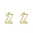 گوشواره طلا مدل حرف Z کد GA16706