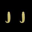 گوشواره طلا مدل حرف J کد GA16716