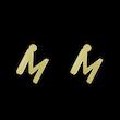 گوشواره طلا مدل حرف M کد GA16719