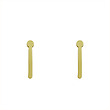 گوشواره طلا مدل حرف I کد GA16769