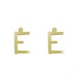 گوشواره طلا مدل حرف E کد GA16785
