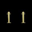 گوشواره طلا مدل حرف I کد GA16789