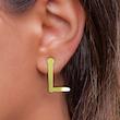 گوشواره طلا مدل حرف L کد GA16792