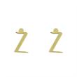 گوشواره طلا مدل حرف Z کد GA16834