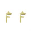 گوشواره طلا مدل حرف F کد GA16840