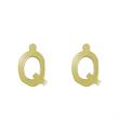 گوشواره طلا مدل حرف Q کد GA16851