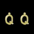 گوشواره طلا مدل حرف Q کد GA16851