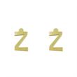 گوشواره طلا مدل حرف Z کد GA16860