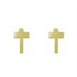 گوشواره طلا مدل حرف T کد GA16879