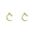 گوشواره طلا مدل حرف C کد GA16915