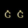 گوشواره طلا مدل حرف G کد GA16919