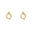 گوشواره طلا مدل حرف Q کد GA16929