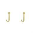 گوشواره طلا مدل حرف J کد GA16948