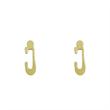 گوشواره طلا مدل حرف J کد GA17078