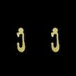 گوشواره طلا مدل حرف J کد GA17078
