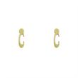 گوشواره طلا مدل حرف C کد GA17097