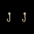 گوشواره طلا مدل حرف J کد GA17130
