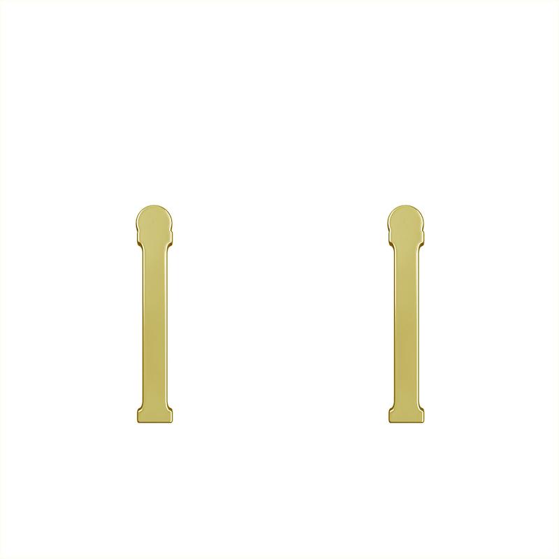 گوشواره طلا مدل حرف I کد GA17155