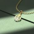 گردنبند طلا مدل قلب کد MM1047