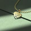 گردنبند طلا مدل قلب کد MM1193