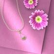 گردنبند طلا مدل قلب کد NN1007